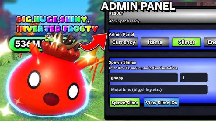 Slime RNG Roblox Admin Panel
